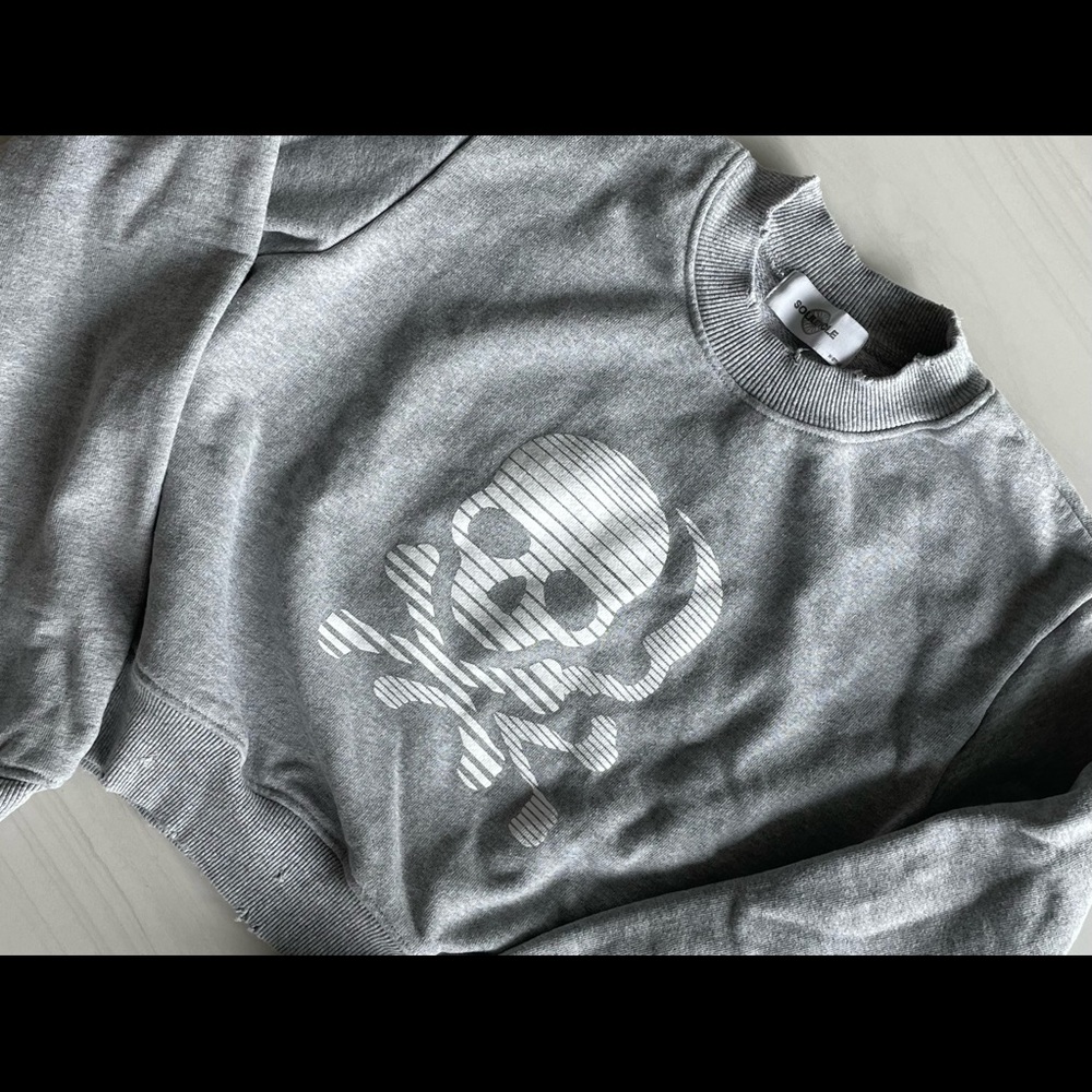 Soul Cycle cropped sweatshirt